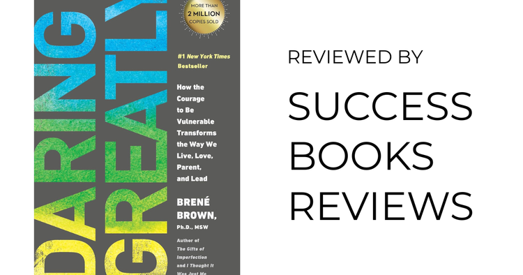 Book cover of Daring Greatly by Brené Brown – the power of vulnerability and courage.