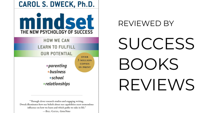 Book cover of Mindset by Carol S. Dweck – growth vs. fixed mindset explained.