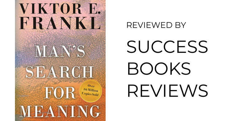 Book cover of Man’s Search for Meaning by Viktor Frankl – psychology and resilience in suffering.