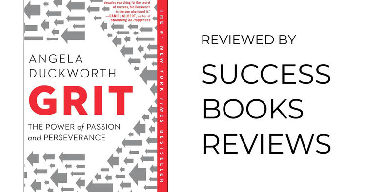 Book cover of Grit by Angela Duckworth – perseverance and long-term success.