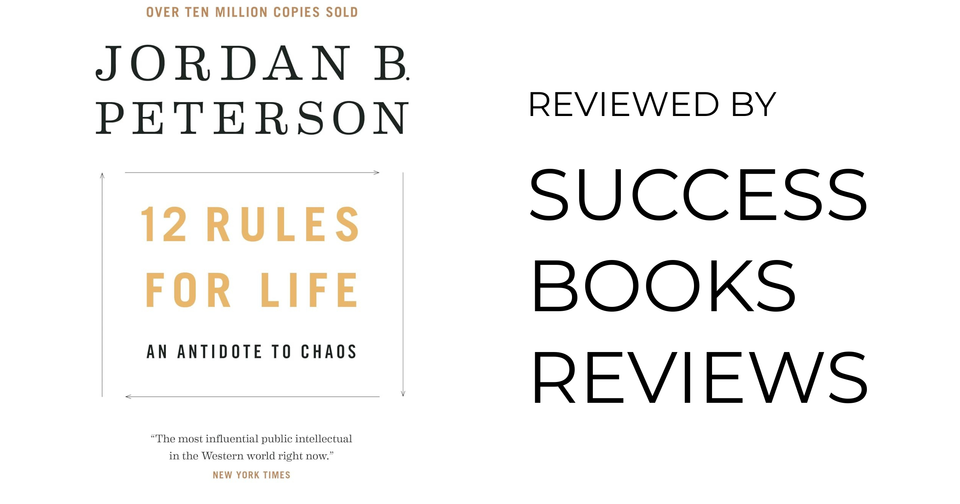 Book cover of 12 Rules for Life by Jordan Peterson – practical principles for personal growth, order, and meaning.