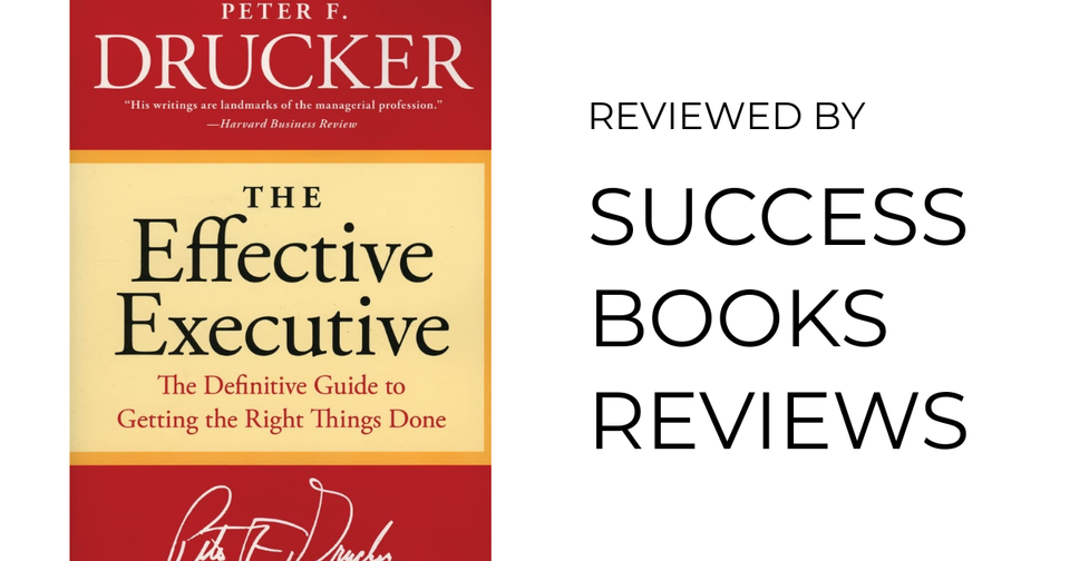 Book cover of The Effective Executive by Peter Drucker – classic on management effectiveness.