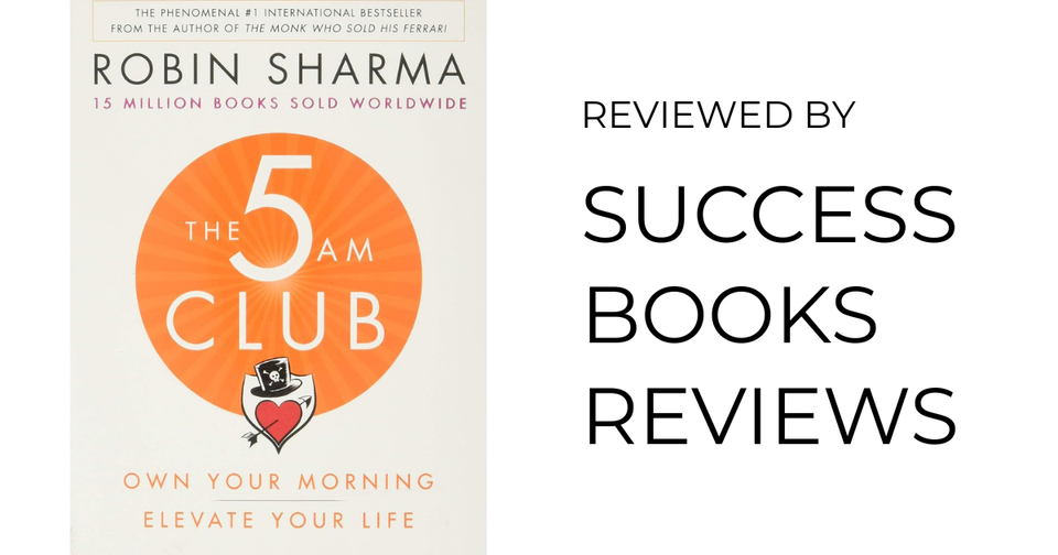 Book cover of The 5 AM Club by Robin Sharma — productivity, morning routines, and self-mastery.